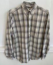 Eddie Bauer Mens Outdoor Outfitters  Small Button-up Long Sleeve Shirt Plaid, used for sale  Shipping to South Africa