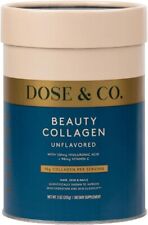 Dose & Co Beauty Colágeno com Ácido Hialurônico e Vitamina C, Sem Sabor - 255g comprar usado  Enviando para Brazil