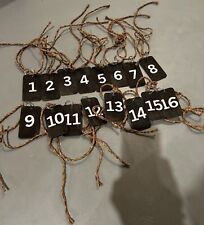 Wooden table numbers for sale  Harrisonburg