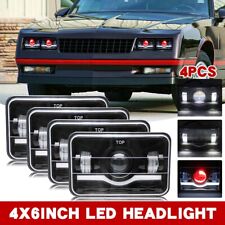 Fit Chevrolet Monte Carlo SS 1980-1988 4x6" Faróis Spot Beam Hi/Lo VERMELHO DRL comprar usado  Enviando para Brazil