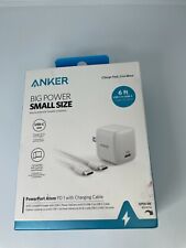 Cargador compacto Anker grande potencia tamaño pequeño 30W con USB-C iPhone 15 pro iPad Pro segunda mano  Embacar hacia Mexico