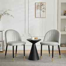 Velvet dining chairs for sale  RUGBY