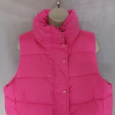 Pink puffer vest for sale  Council Bluffs