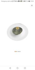 Colours Hobson White Non-adjustable LED Warm white Downlight 6W IP20, used for sale  Shipping to South Africa