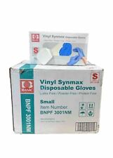 Luvas descartáveis de vinil Synmax básicas 1000 CT pequenas sem pó e sem látex, usado comprar usado  Enviando para Brazil