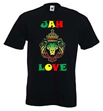 Camiseta JAH LOVE - Reggae Rastafari Bob Marley - Tamanhos P a XXXL, usado comprar usado  Enviando para Brazil