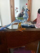 Vintage peacock glass for sale  COLCHESTER