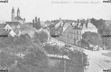 Fk KOPIE Dresden-Strehlen - Jahr 1923 - Residenzstrasse - Wasaplatz  Straßenbahn gebraucht kaufen  Hamburg
