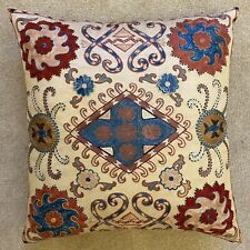 Embroidered suzani cushion for sale  LONDON