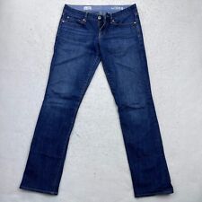 Pantalones de mezclilla para mujer Gap 1969, talla 29/8, azul, ajuste recto real, pierna, altura baja, algodón, usado segunda mano  Embacar hacia Mexico