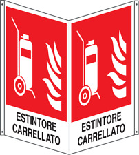 Italy cartello bifacciale usato  Acate