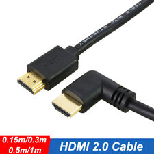 Cable HDMI 4K Derecha Ángulo 90 Grados FULL HDTV HOGAR TV 0.15/0.3/0.5/1m segunda mano  Embacar hacia Argentina