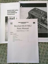 x 4 Boxford lathe Parts List and accessories and equipment for sale  Shipping to South Africa