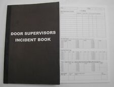 Door Supervisor Incident Book, used for sale  Shipping to South Africa