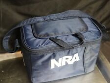 Bolsa tote NRA lancheira azul marinho isolamento térmico com zíper e alça de ombro de malha, usado comprar usado  Enviando para Brazil