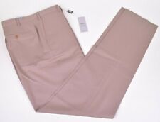 Pantalón de vestir frontal plano Zanella nuevo con etiquetas Pn12 en lana elástica caqui/beige talla 36 segunda mano  Embacar hacia Argentina