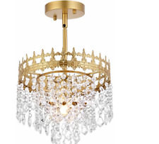 Gold chandelier light for sale  Sunnyvale