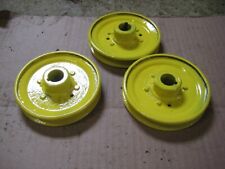 John Deere 110 112 210 212 214 216 - 46/47" mower deck spindle pulleys, used for sale  Shipping to South Africa