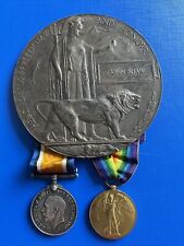 Ww1 medal pair for sale  ST. NEOTS