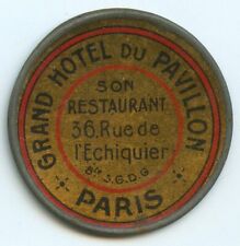 Znaczek pocztowy Monnaie Paris Duży hotel z pawilonu 5 centów zielony na sprzedaż  Wysyłka do Poland