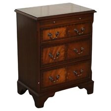 LOVELY GEORGIAN STYLE SMALL CHEST OF DRAWERS SIDE TABLE WITH BUTLER TRAY J1 for sale  Shipping to South Africa