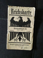 Reichskarte einheitsblatt 64 gebraucht kaufen  Berlin