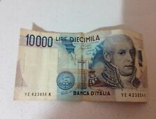 Banconote italiane diecimila usato  Giarre