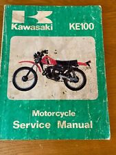 Kawasaki ke100 workshop for sale  BRIDGWATER