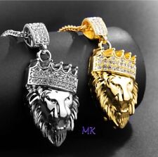 Lion pendant iced for sale  Brooklyn