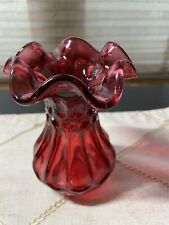 Vintage fenton cranberry d'occasion  Expédié en Belgium