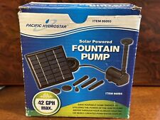 Pacific Hydrostar  66093 Solar Powered Fountain Pump for sale  Shipping to South Africa