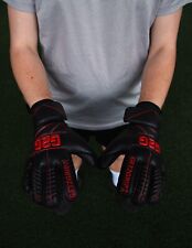 Black goalkeeper gloves for sale  Shipping to Ireland