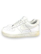 Nike Air Force 1 315122-111 White Leather Mens Shoes Size 9.5 USED Dunks Gym for sale  Shipping to South Africa