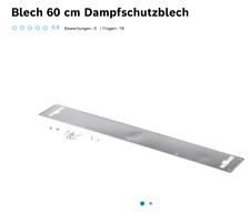 Bosch siemens dampfschutzblech gebraucht kaufen  Neustadt