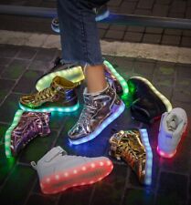 Zapatos con luz LED para hombre y mujer parte superior alta tabla mejores zapatos para niños luminosos segunda mano  Embacar hacia Argentina