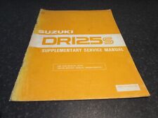 Suzuki dr125s service for sale  SITTINGBOURNE