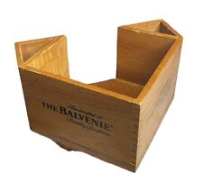 THE BALVENIE Scotch Whisky Distillery Wooden Napkin & Straw Holder Caddy, used for sale  Shipping to South Africa