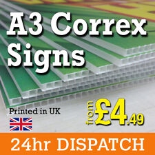 Correx signs printed for sale  FROME