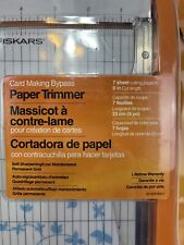 Aparador de desvio/cortador de papel guilhotina autoafiação para fabricação de cartões Fiskars 9” comprar usado  Enviando para Brazil