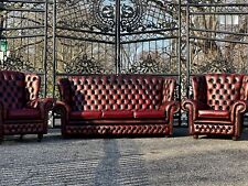 couch chair leather red for sale  Shady Side