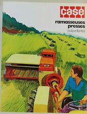 prospectus brochure CASE F200 à F333 presse ramasseuse tracteur sfv vierzon ESSO d'occasion  Auneau