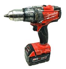 Milwaukee [2704-20] M18 FUEL 18V 1/2" Hammer Drill/Driver w/ [1] 5.0Ah Battery for sale  Shipping to South Africa