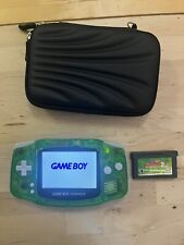 Cartucho retroiluminado IPS verde translúcido Gameboy Advance Nintendo GBA NES V2 segunda mano  Embacar hacia Mexico