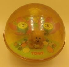 VINTAGE 1992 TOMY BABY TOY BALL FLOWERS OPEN AND CLOSE BEAR AND BUNNY SWEY Yello for sale  Shipping to South Africa
