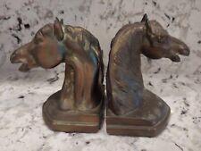 brass horse head bookends for sale  Statesboro