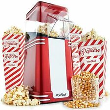 Popcorn Maker Retro VonShef 1200W Popcorn Machine Popper with 6 Boxes 2013261 for sale  Shipping to South Africa