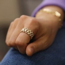 Anillo rolex oro 14k