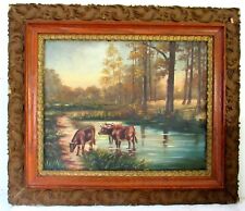 Antique oil canvas for sale  Monticello