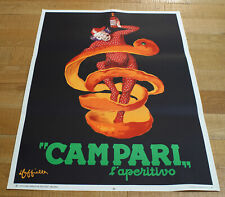 CAMPARI L'APERITIVO poster manifesto affiche Leonetto Cappiello Advertising 1950, usado comprar usado  Enviando para Brazil