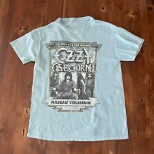 Camiseta Ozzy Osbourne pequena azul claro sem descanso para a turnê Wicked réplica comprar usado  Enviando para Brazil